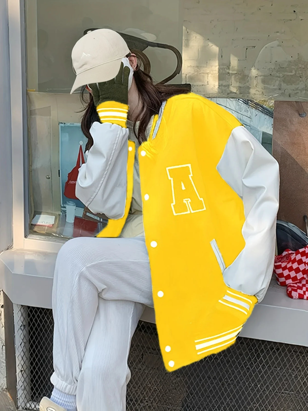 Women Bomber Jackets 2025 Fall Winter Fashion Baseball Uniform Oversize Coats Student Couple Harajuku Loose Jacket Streetwear