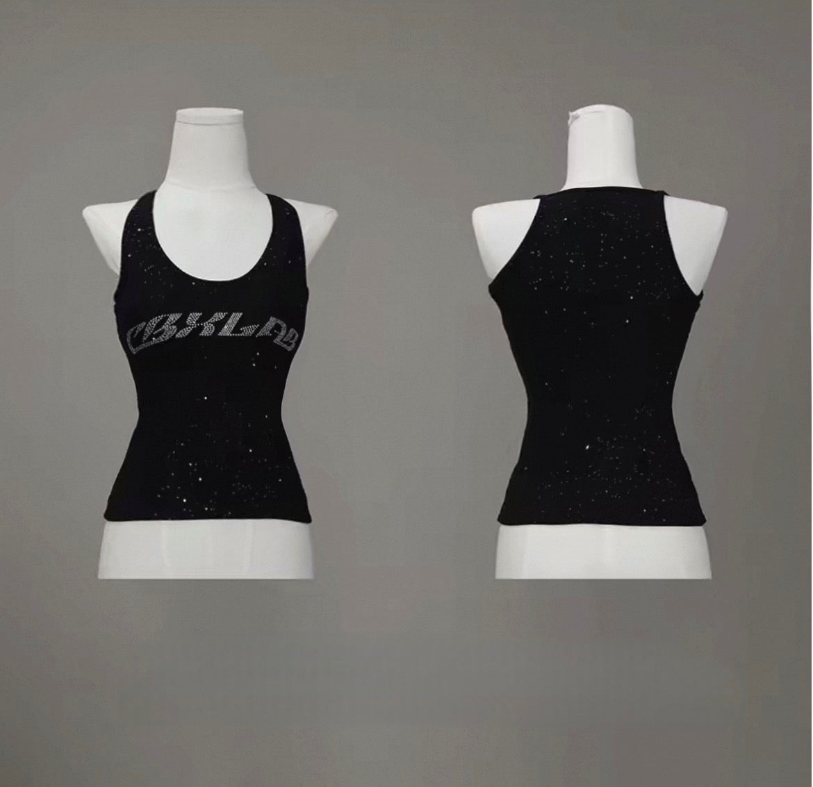 CBXLAB Street Dance Trendy Black American Rhinestone Sparkling Short Sleeve Jazz Sport Pants Set Women's Casual Sportswear