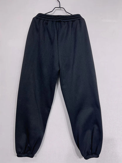 Y2K Women Korean American Streetwear Wide Leg Sweatpants Baggy Oversized Pants High Waist Grunge Joggers Casual Trousers Clothes