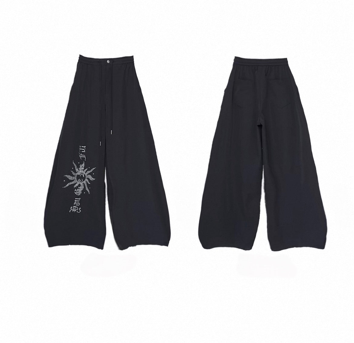 CBXLAB Galaxy Sparkle Series Street Dance Hip Hop Personality Sports Pants Jazz Sexy Top Women's Casual Sportswear Set