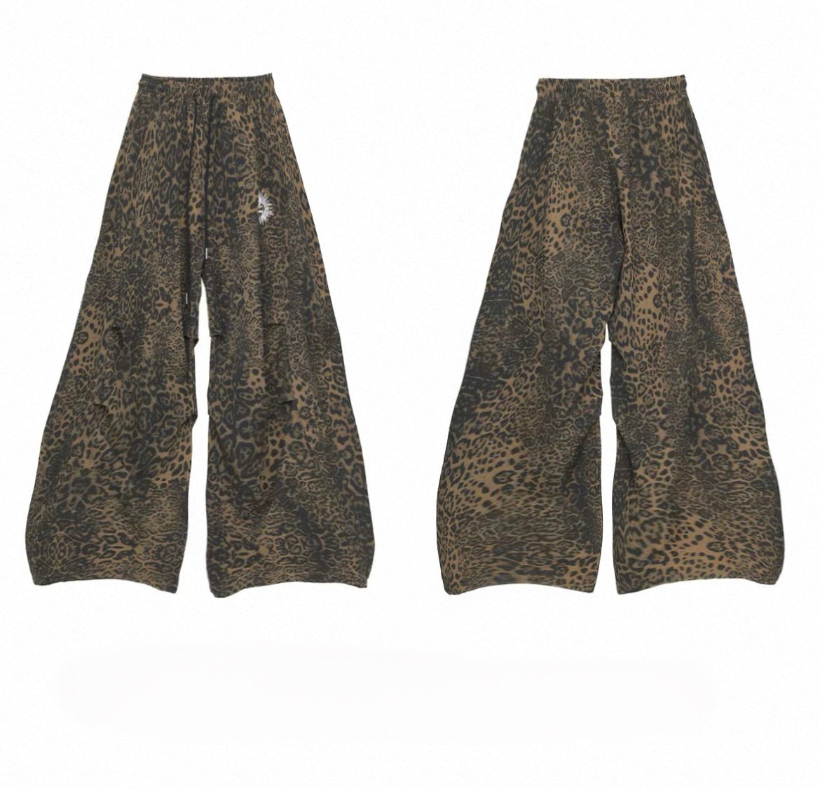 CBXLAB Street Dance Trendy Wild Leopard Print Series American Retro Personality Sports Pants Hip Hop Hot Girl Casual Pants