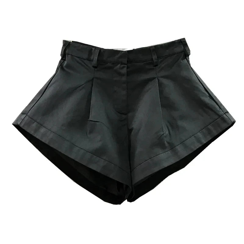 Korean Y2k Shorts For Women High Waist Fashion Wide Leg Pants 2025 New Bottoms Casual Fashion Shorts Pantalones Cortos De Mujer