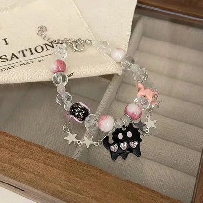Women Bracelet Niche Handmade Bracelet Beaded Bracelet Cute Glass Bead Jewelry For Casual Hangouts Dates With Friends Holiday