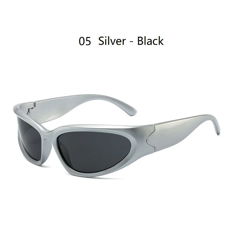 Y2k New Punk Sports Sunglasses For Men Women Luxury Brand Designer Sun Glasses Men's Fashion Vintage Shades  Goggle Eyewear