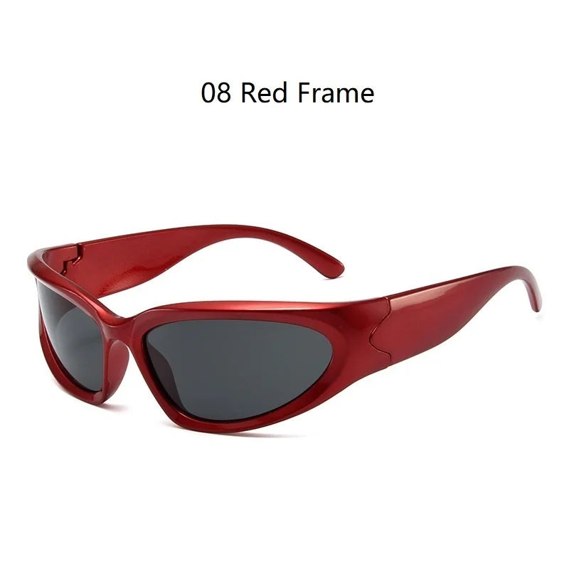 Y2k New Punk Sports Sunglasses For Men Women Luxury Brand Designer Sun Glasses Men's Fashion Vintage Shades  Goggle Eyewear