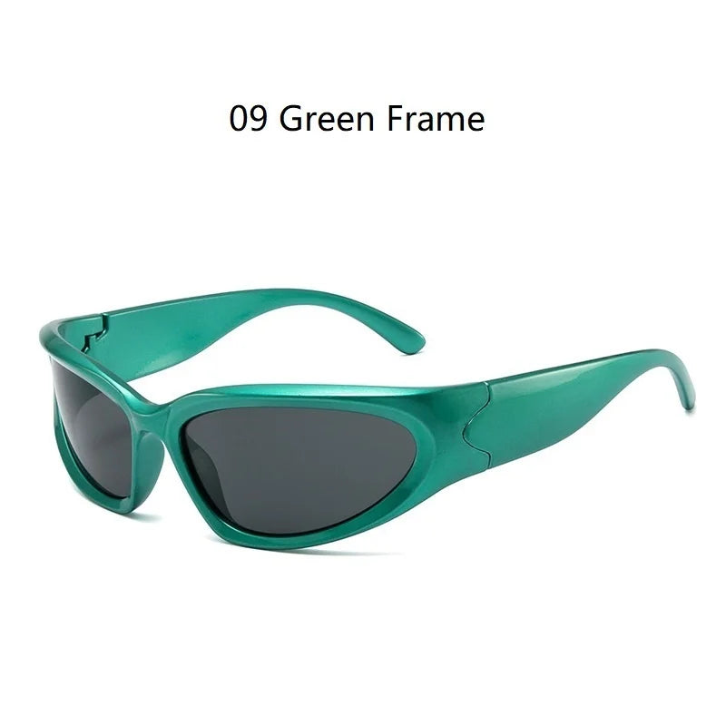 Y2k New Punk Sports Sunglasses For Men Women Luxury Brand Designer Sun Glasses Men's Fashion Vintage Shades  Goggle Eyewear