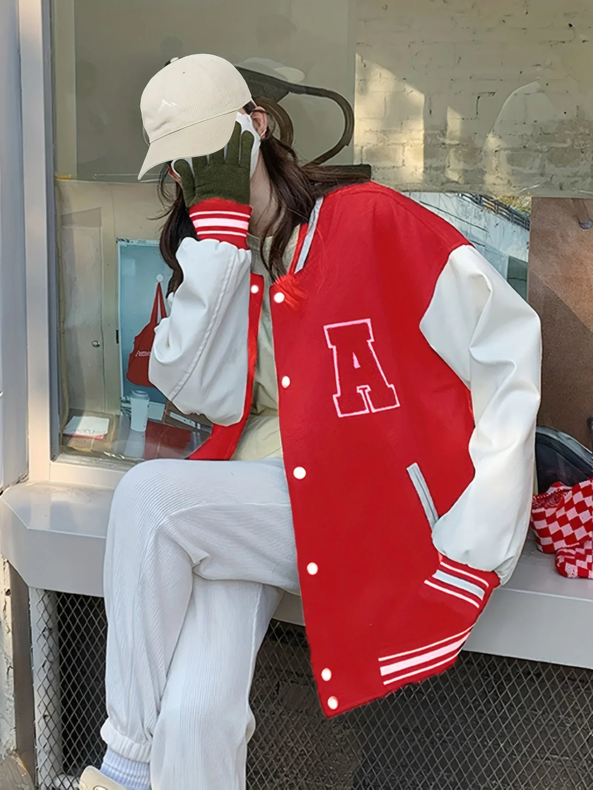 Women Bomber Jackets 2025 Fall Winter Fashion Baseball Uniform Oversize Coats Student Couple Harajuku Loose Jacket Streetwear