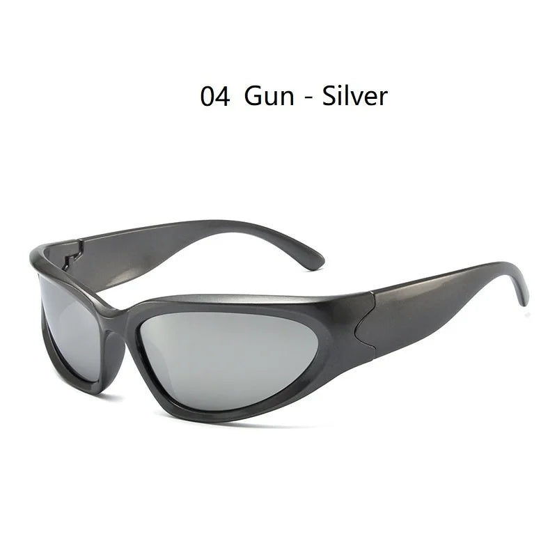 Y2k New Punk Sports Sunglasses For Men Women Luxury Brand Designer Sun Glasses Men's Fashion Vintage Shades  Goggle Eyewear