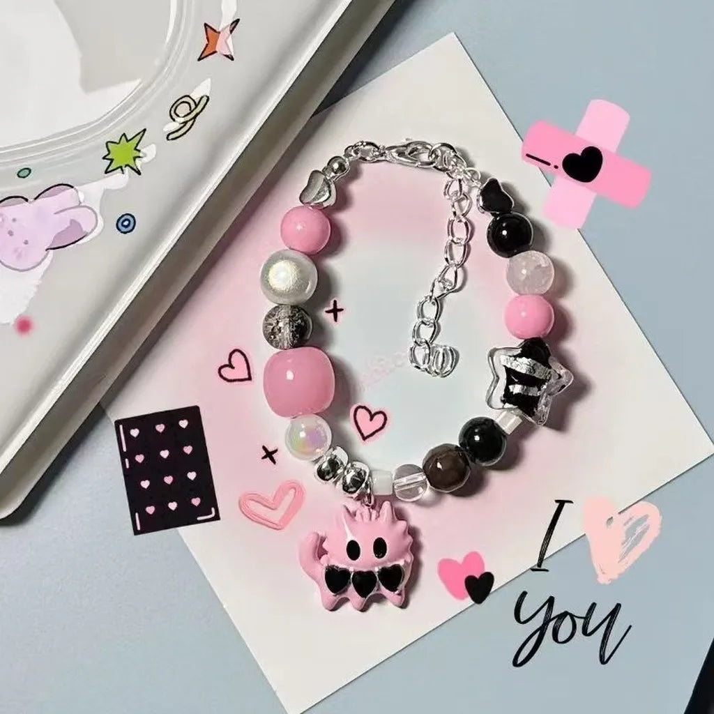Women Bracelet Niche Handmade Bracelet Beaded Bracelet Cute Glass Bead Jewelry For Casual Hangouts Dates With Friends Holiday