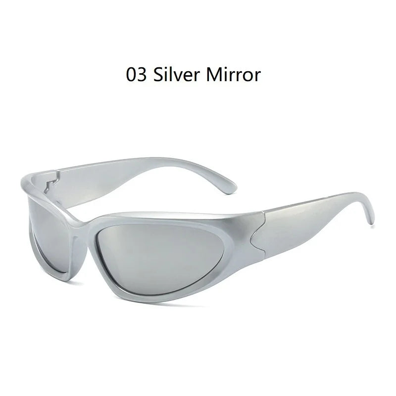 Y2k New Punk Sports Sunglasses For Men Women Luxury Brand Designer Sun Glasses Men's Fashion Vintage Shades  Goggle Eyewear