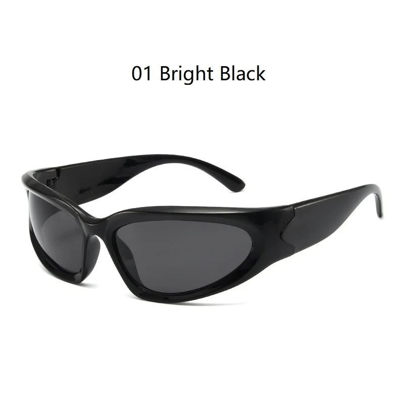 Y2k New Punk Sports Sunglasses For Men Women Luxury Brand Designer Sun Glasses Men's Fashion Vintage Shades  Goggle Eyewear
